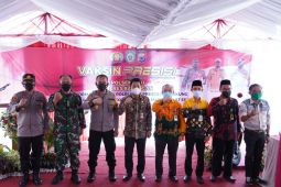 Vaksinasi berhadiah sepeda motor, Kecamatan Juai capai vaksinasi tertinggi