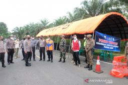 Kapolda Jambi tinjau pos penyekatan truk batu bara