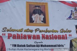 Warga bangga atas gelar pahlawan  Sultan Aji Muhammad Idris