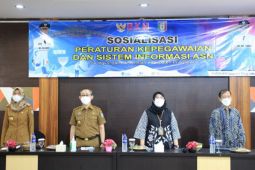 Pemkab Pringsewu sosialisasi peraturan kepegawaian dan sistem informasi ASN