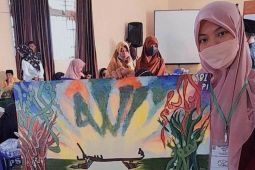 Mahasiswi UIN Palu juara satu  lomba kaligrafi pada MTQ Kota Palu