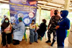 Sinergi TNI AL dan Gapki vaksinasi karyawan di perkebunan sawit