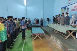 Calon Pembakal deklarasikan kampanye damai dan taat prokes