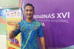 Hikmat Ramdani raih emas setelah kalahkan paralimpian bulu tangkis