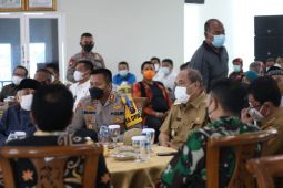 Forkopimda  silaturrahmi dengan Kapolres Tebing Tinggi yang baru