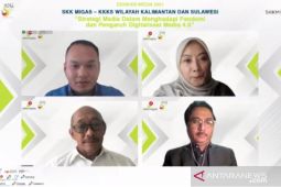 Wabinar SKK Migas-KKKS: Edukasi media untuk strategi hadapi pandemi COVID-19