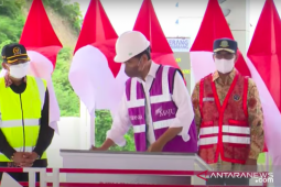 Presiden Joko Widodo resmikan Tol Serang-Panimbang Seksi I
