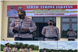 Wakapolres Palas pimpin sertijab sejumlah perwira