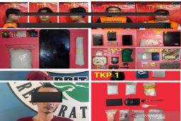 Polda Kalsel sita empat ons sabu-sabu dari empat orang pengedar