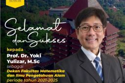 Yoki Yulizar terpilih jadi Dekan FMIPA UI 2021-2025
