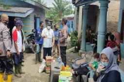 Banjir di Tebing Tinggi akibat meluapnya empat sungai bergantian