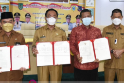 Tanjabtim-Tanjabbar-Inhil sepakat bangun jalan Tembilahan-Muarasabak