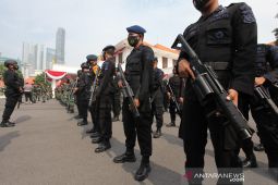 Sebanyak 3.200 personel gabungan kawal demo buruh di Jatim