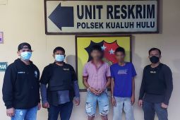 Kodok dan Duwek diciduk personil Polsek Kualuhhulu