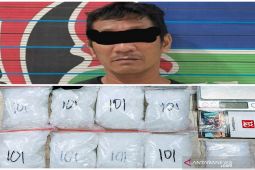 Polresta Banjarmasin menggagalkan peredaran 826 gram sabu-sabu