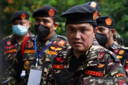 Erick Thohir resmi jadi anggota kehormatan Banser