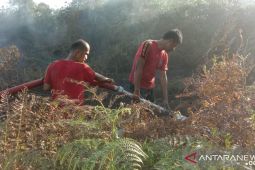 BPBD Mukomuko kerja sama padamkan kebakaran lahan gambut