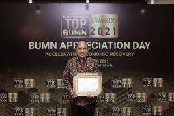 Dirkeu PT Jasa Raharja Myland Raih Penghargaan Sebagai TOP CFO in Cost Efficiency & Productivity Program pada BUMN Awards 2021