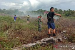 Hujan padamkan kebakaran lahan gambut di Mukomuko