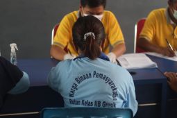 Kemenkumham Jatim gelar skrining HIV/AIDS bagi warga binaan Rutan Gresik