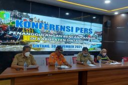 BPBD Sintang akan mendata rumah warga yang rusak akibat banjir