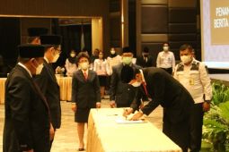 Kakanwil Kemenkumham Sumut lantik 126 Notaris