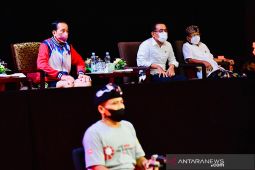 Presiden Jokowi saksikan BWF World Tour Finals 2021