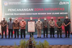 Pencanangan Zona Integritas di KPKNL Medan menuju Wilayah Bebas Korupsi