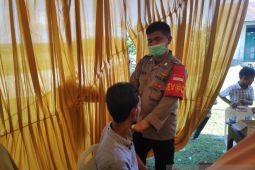 Polda gandeng Bank Aceh gelar vaksinasi action di Aceh Besar