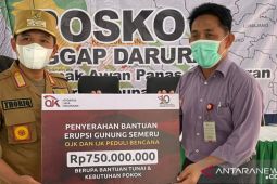 OJK:  2.713 debitur terdampak awan panas guguran Gunung Semeru