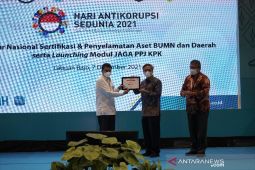 PLN raih penghargaan KPK atas penyelamatan tanah bernilai triliunan rupiah