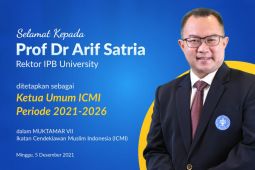 Rektor IPB Arif Satria sambut terpilihnya jadi Ketua ICMI dengan berpantun