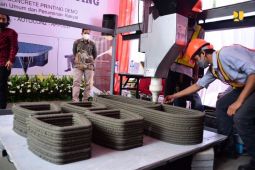 PUPR uji coba teknologi 3D Concrete Printing  karya anak bangsa
