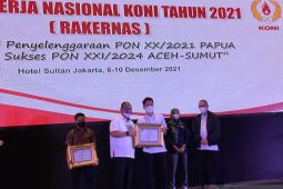 5 atlet terima penghargaan Atlet Terbaik dari KONI Pusat