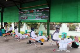 Kodim 0116 Nagan Raya kumpulkan 47 kantong darah saat Hari Juang Kartika