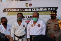 Gashuku dan ujian kenaikan tingkat DAN Inkanas Nasional di Tebing Tinggi