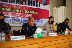 Kapolres pimpin rakor lintas sektoral Operasi Lilin Toba 2021