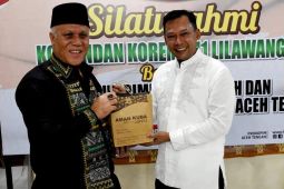 Bupati Shabela kenalkan kopi Gayo ke Danrem Bayu Permana