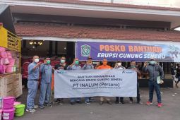 Inalum kirim bantuan logistik-relawan bantu  pemulihan erupsi Semeru