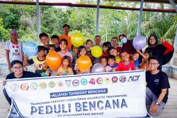 ACT bersama Balek Yok dan TBM FK Untan berikan bantuan ke Desa Betuah