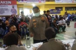 Polres Langkat laksanakan vaksinasi 520 warga