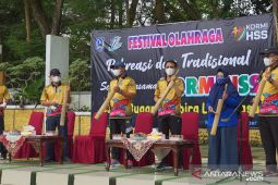 Sehari bersama KORMI HSS dalam festival olahraga rekreasi dan tradisional