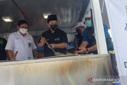 Erick Thohir apresiasi "foodtruck" PLN penuhi kebutuhan pangan pengungsi Semeru