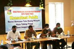 Sekda buka konsultasi publik revisi RTRW Kota Tebing Tinggi 2021