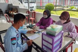 Rutan-PMI Lampung Utara gelar bhakti sosial donor darah