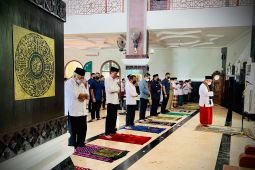 Presiden salat Jumat di Masjid Agung  Baiturrahman Ngawi