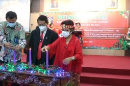 Kanwil Kemenkumham Sumut peringati Hari Natal