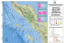 BMKG catat 20 gempa di Aceh-Sumut pekan  ketiga Desember