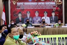 Polresta Pontianak dirikan Sembilan Pos Pengamanan Natal tahun 2021