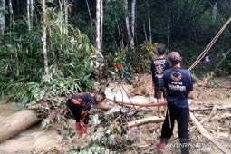 Sungai Kapiyau di Kecamatan Hantakan terbendung tanah longsor